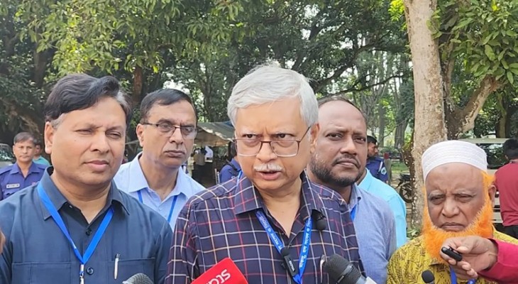 রাকসু নির্বাচন : কালি উঠে যাওয়া নিয়ে যা বললেন উপাচার্য