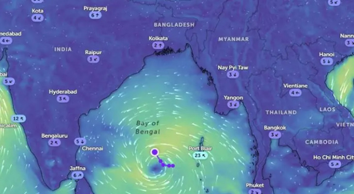 ঘূর্ণিঝড় ‘মন্থার’ আঘাতহানার স্থান ও সময় নিয়ে যা জানাল আবহাওয়া অফিস