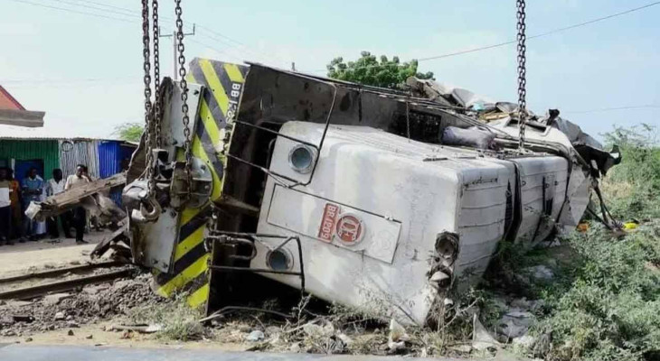 ইথিওপিয়ায় লাইনচ্যুত হয়ে দুই ট্রেনের ভয়াবহ সংঘর্ষ, নিহত অন্তত ১৫
