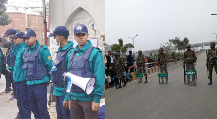 তারেক রহমানের নিরাপত্তায় সতর্ক অবস্থায় আইনশৃঙ্খলা বাহিনী