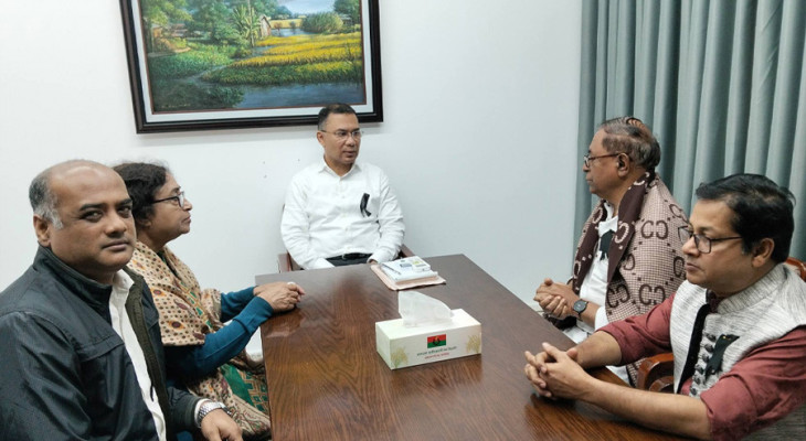 তারেক রহমানের সঙ্গে বিপ্লবী ওয়ার্কার্স পার্টির বৈঠক