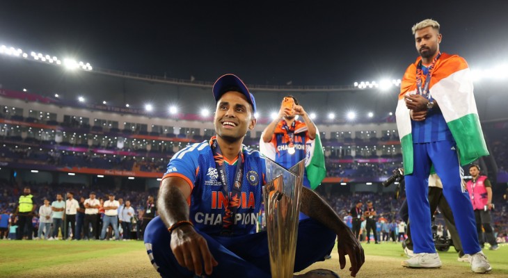 টি-টোয়েন্টি বিশ্বকাপ জিতে পাঁচ রেকর্ড ভারতের